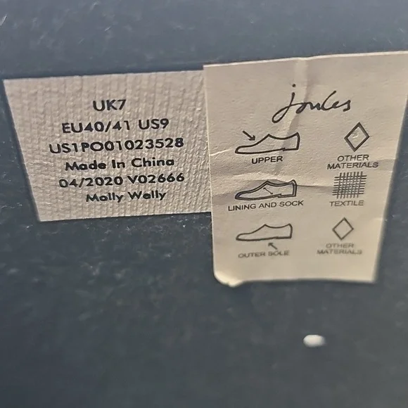 Joules cheetah print rain boots size 9 - Picture 7 of 7